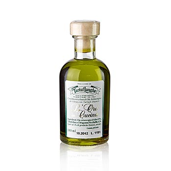 Tartuflanghe: L´Oro Olivenöl Extra Vergine m. weißer Trüffel-Aroma (Trüffelöl), 100 ml