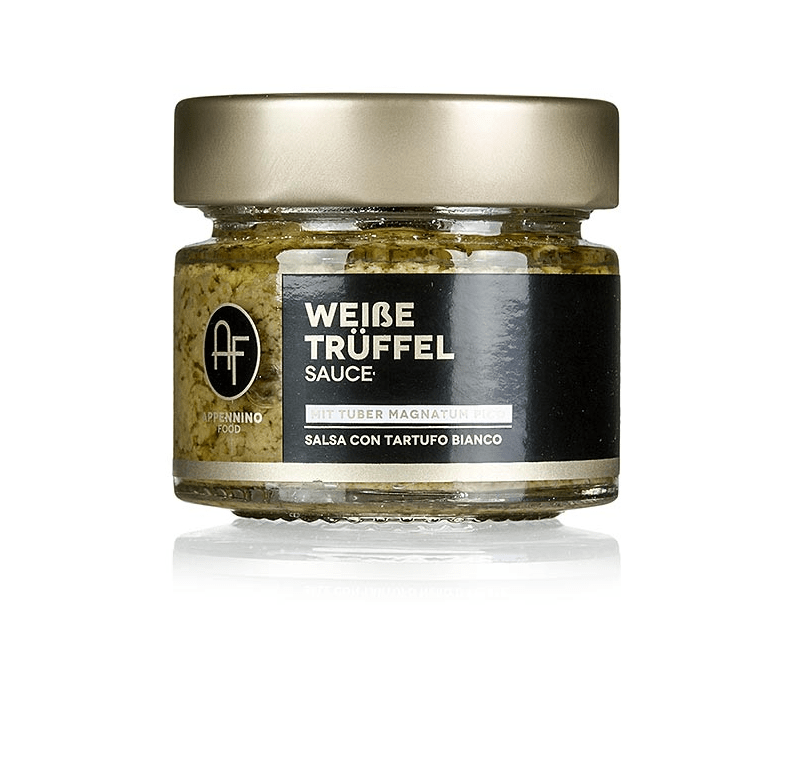 Trüffelsauce (Salsa Tartufata), mit weißen Trüffeln (Tuber magnatum), Appennino, 80g