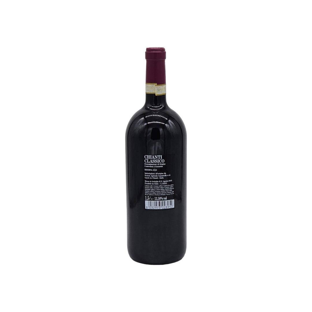 Capannelle: Chianti Riserva 2016 – Magnum