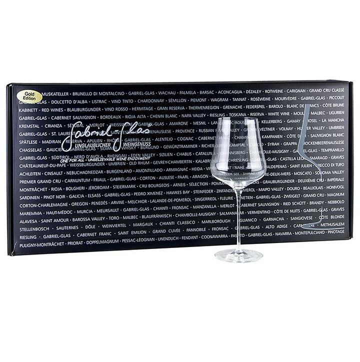 Gabriel-Glas© GOLD-Edition, 510 ml, mundgeblasen, im Geschenkkarton, 6 St