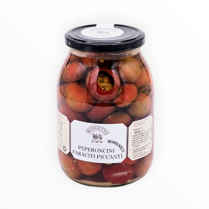 Il Mongetto: Peperoncini Farciti (gefüllte Peperoni) - 950 g