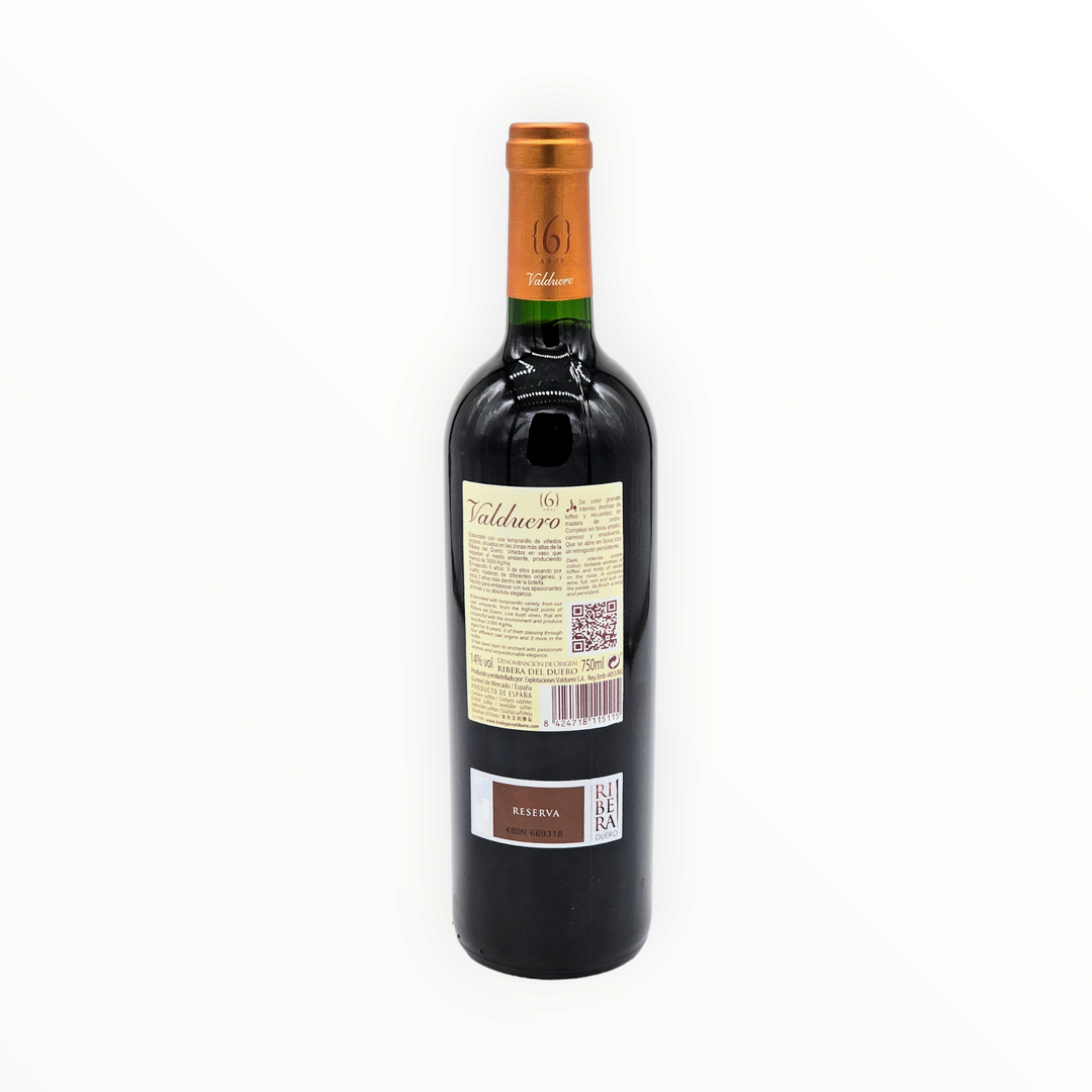 Valduero: 6 Anos 2015 - Reserva Premium