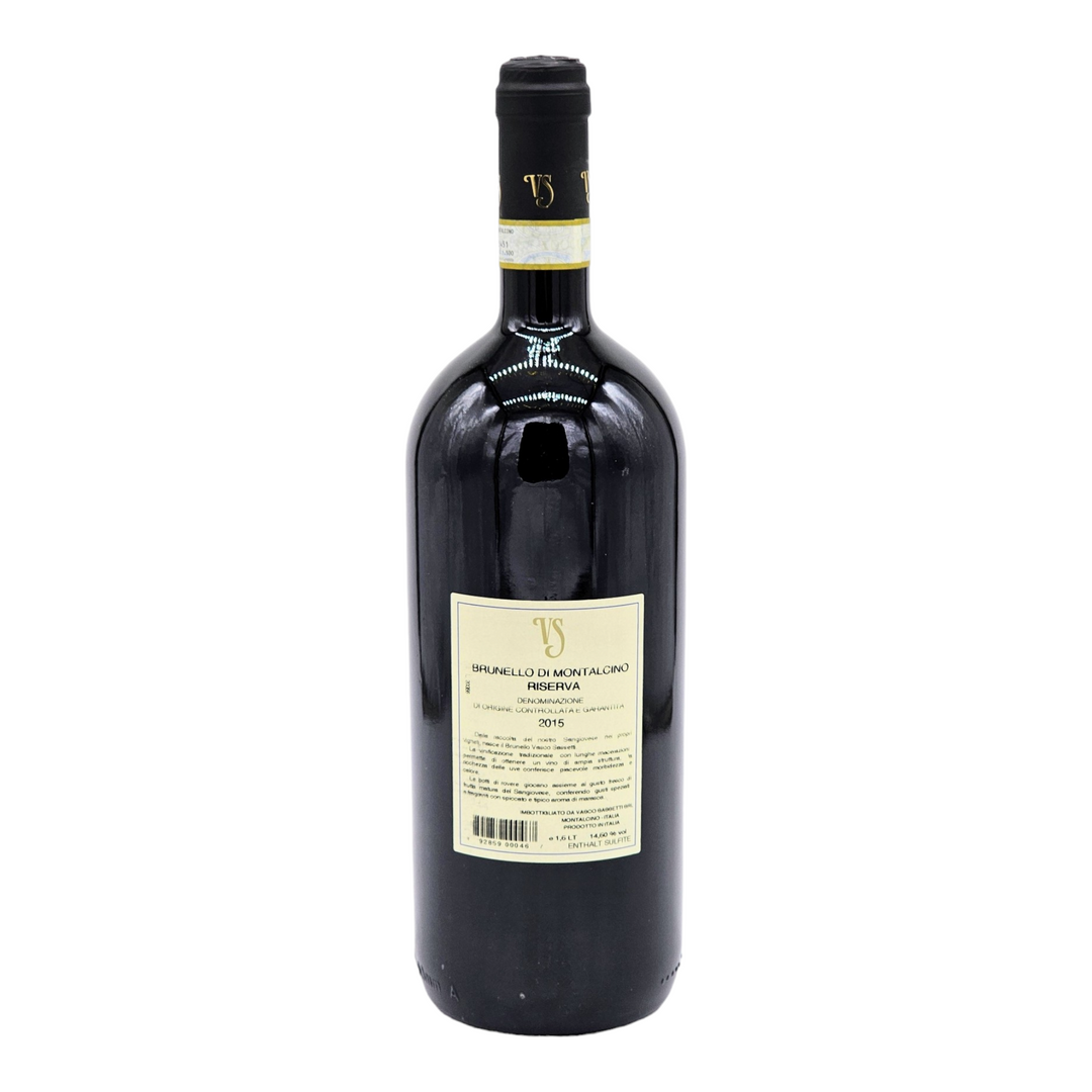 Vasco Sassetti: Brunello di Montalcino Riserva 2015 - 1,5. Ltr. Magnum