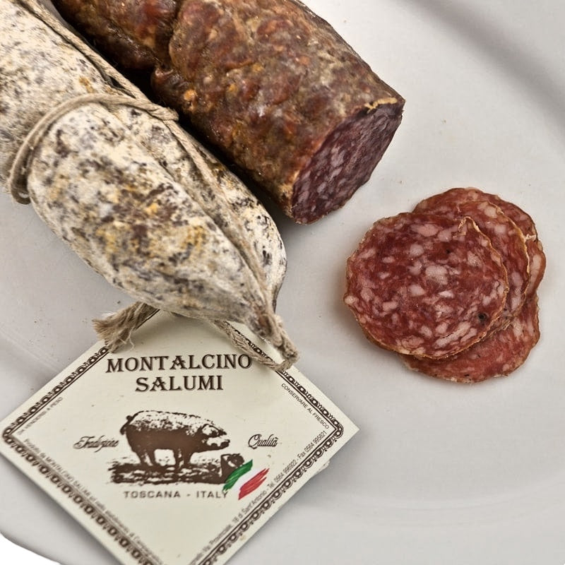 Toskanische Wildschweinsalami (ca. 400 g; vakuumiert), Montalcino Salumi