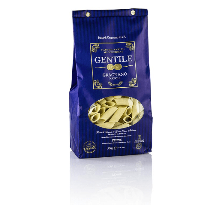 Pastificio Gentile Gragnano IGP - Penne, bronzegezogen, 500 g