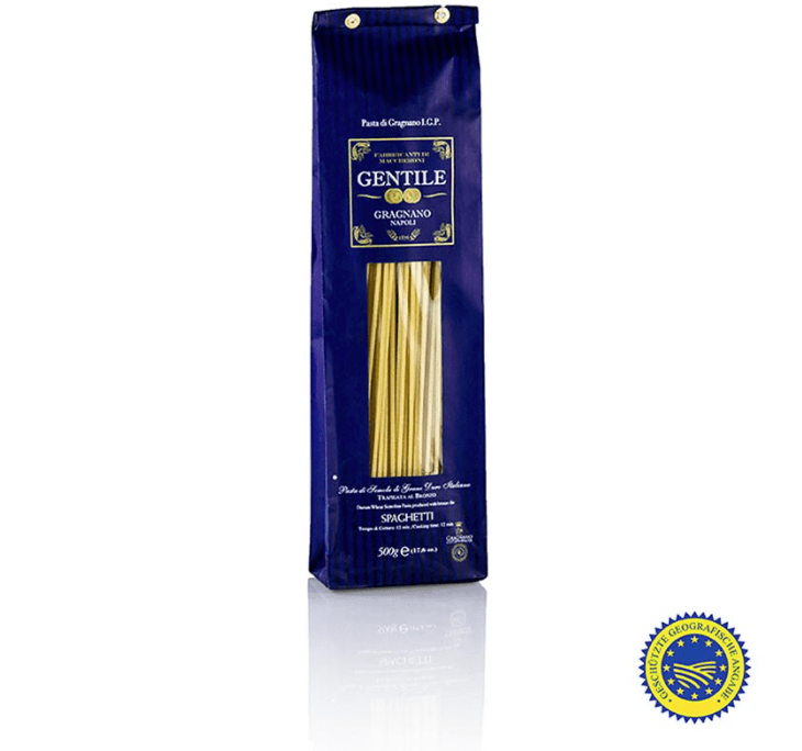 Pastificio Gentile Gragnano IGP/g.g.A. - Spaghetti, ø 2,2mm, bronzegezogen, 500 g