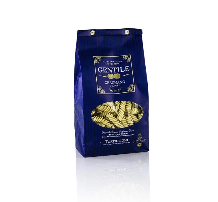 Pastificio Gentile Gragnano IGP - Tortiglioni, Fussili, bronzegezogen, 500 g