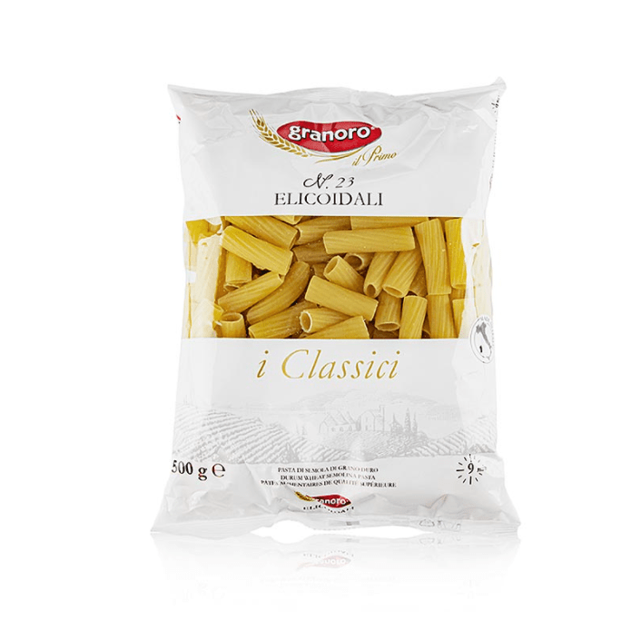 Granoro: Rigatoni/Elicoidali, kurze Röhren, No.23, 500 g