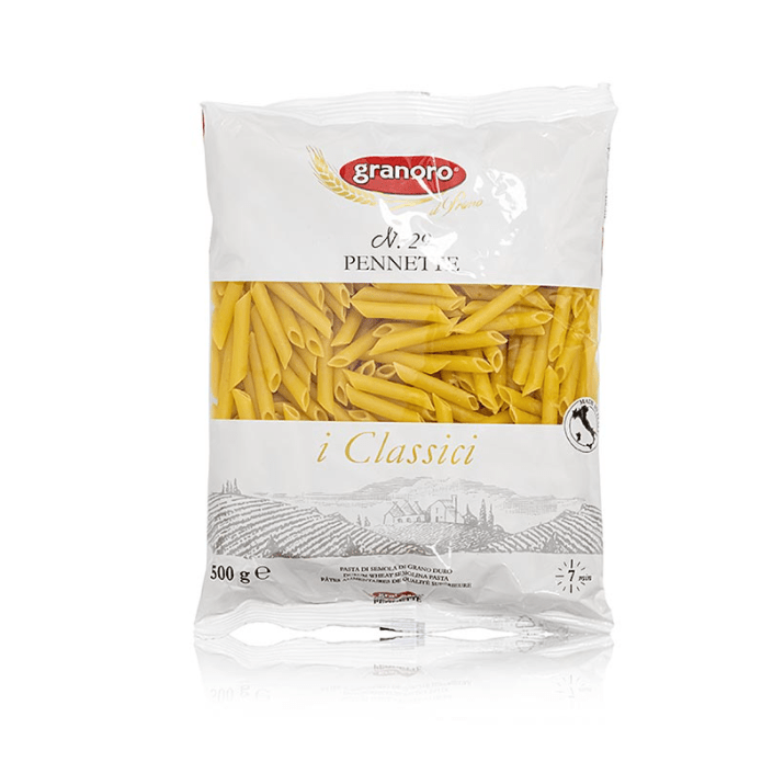 Granoro: Pennette, schräge Röhrchen, glatt, No.29, 500 g