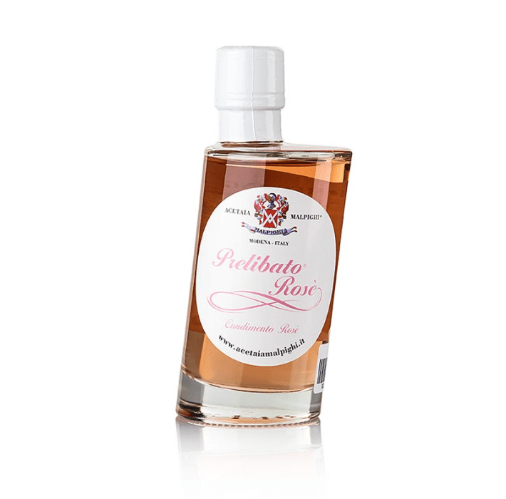 Malpighi: Balsamico Prelibato Rosé Condimento, mit Rosenaroma, 5 Jahre, 200 ml