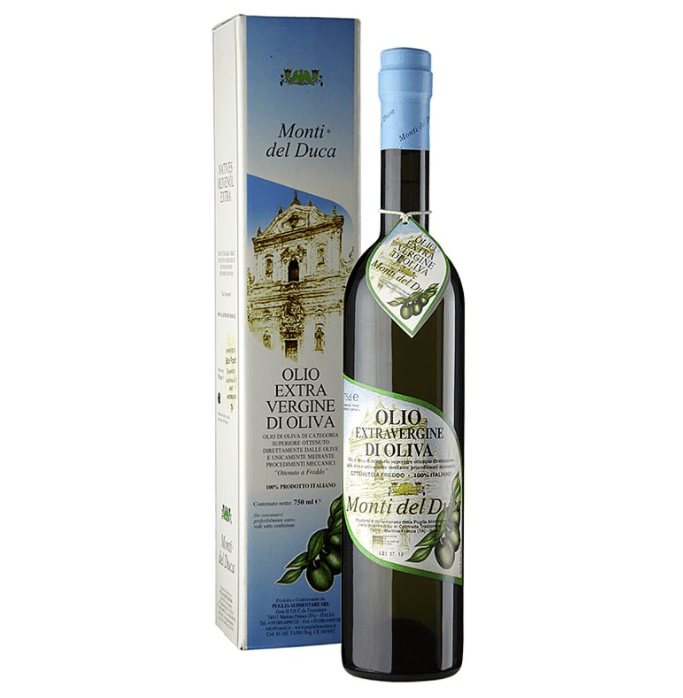 Caroli: Natives Olivenöl Extra, Caroli Auslese "Monti del Duca", zart fruchtig, 500 ml